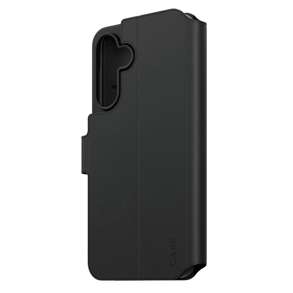 Husa pentru Samsung Galaxy A56 A566, PanzerGlass, Care Feature Kickstand Wallet, Neagra