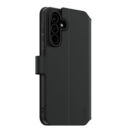 Husa pentru Samsung Galaxy A56 A566, PanzerGlass, Care Feature Kickstand Wallet, Neagra