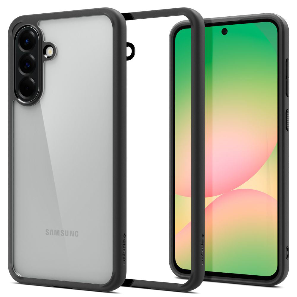 Husa pentru Samsung Galaxy A56 A566, Spigen, Ultra Hybrid, Neagra Mata ACS09293