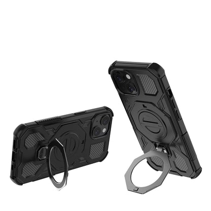 Husa pentru Samsung Galaxy A56 A566, Techsuit, Carbon Shield Pro, Neagra