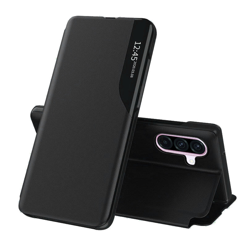 Husa pentru Samsung Galaxy A56 A566, Techsuit, eFold, Neagra