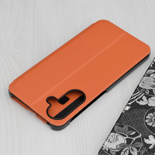 Husa pentru Samsung Galaxy A56 A566, Techsuit, eFold, Portocalie
