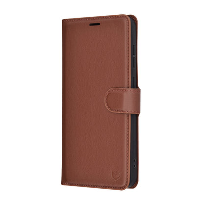 Husa pentru Samsung Galaxy A56 A566, Techsuit, Leather Folio, Maro
