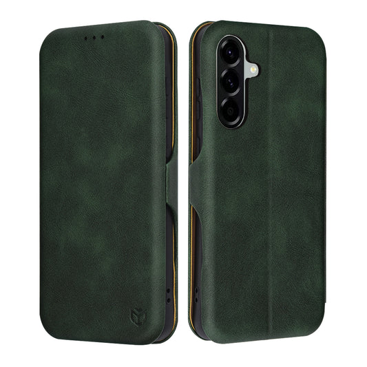 Husa pentru Samsung Galaxy A56 A566, Techsuit, Safe Wallet Plus, Verde