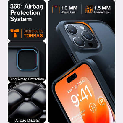 Husa pentru Samsung Galaxy A56 A566, Torras, Guardian, Neagra