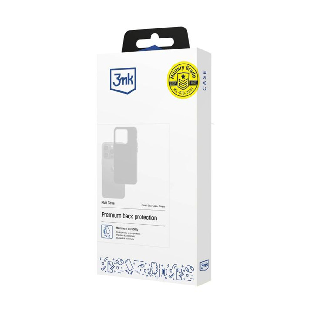 Husa pentru Samsung Galaxy A57 5G, 3MK, Neagra Mata