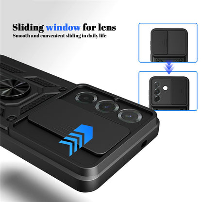 Husa pentru Samsung Galaxy A57 5G, Techsuit, CamShield, Albastra