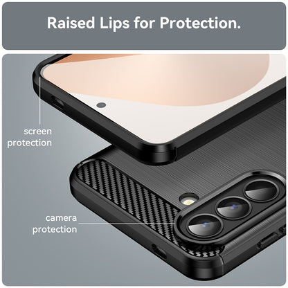Husa pentru Samsung Galaxy A57 5G, Techsuit, Carbon, Neagra