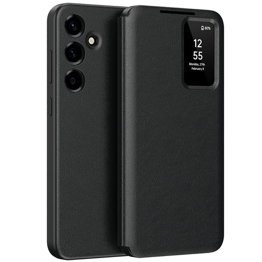Husa pentru Samsung Galaxy A57 5G, Techsuit, SmartView, Neagra