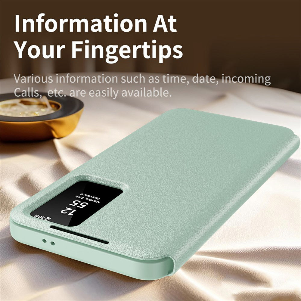 Husa pentru Samsung Galaxy A57 5G, Techsuit, SmartView, Verde