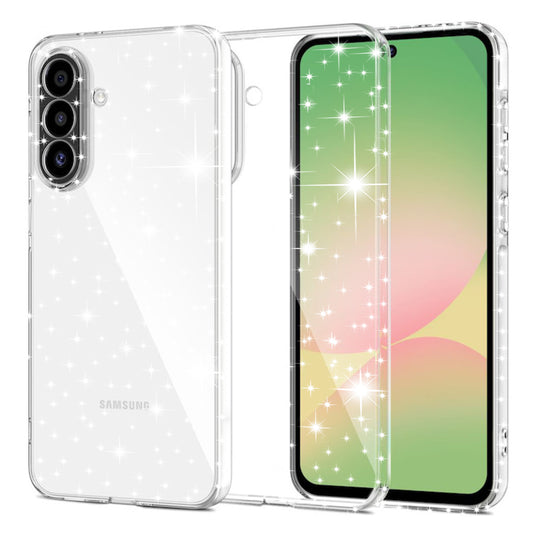 Husa pentru Samsung Galaxy A57 5G, Techsuit, SparkleSkin, Transparenta