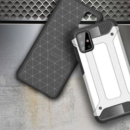 Husa pentru Samsung Galaxy A71 A715, Techsuit, Hybrid Armor, Neagra
