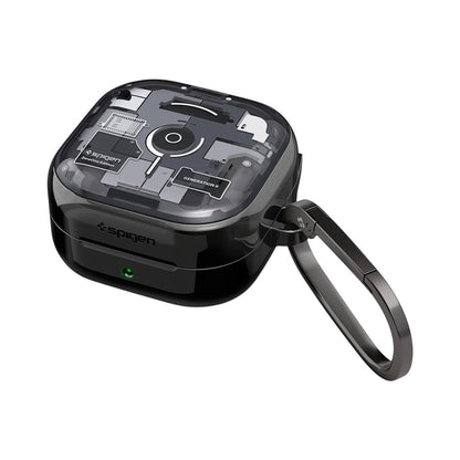 Husa pentru Samsung Galaxy Buds4 / Buds4 Pro, Spigen, Ultra Hybrid, Neagra ACS11201