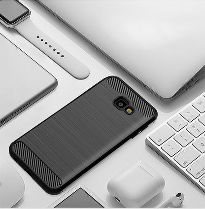 Husa pentru Samsung Galaxy J4 Plus (2018) J415, Techsuit, Carbon, Neagra