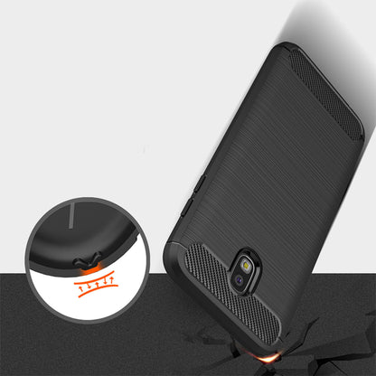 Husa pentru Samsung Galaxy J5 (2017) J530, Techsuit, Carbon, Neagra