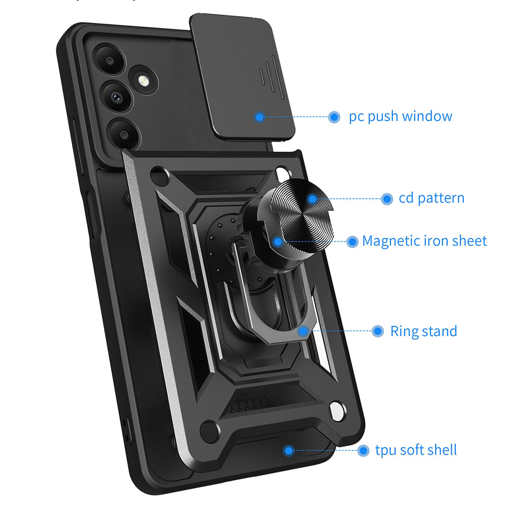 Husa pentru Samsung Galaxy M15, Techsuit, CamShield, Roz