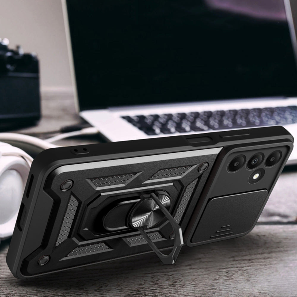 Husa pentru Samsung Galaxy M15, Techsuit, CamShield, Roz