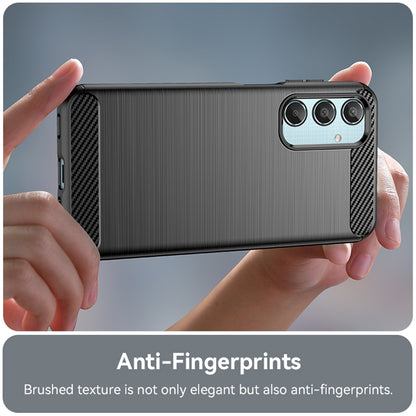 Husa pentru Samsung Galaxy M35, Techsuit, Carbon, Neagra