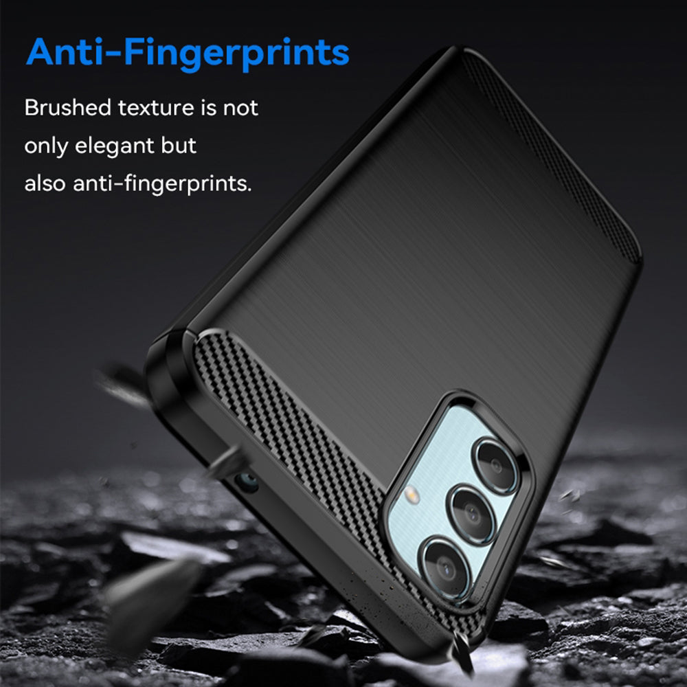 Husa pentru Samsung Galaxy M35, Techsuit, Carbon, Neagra