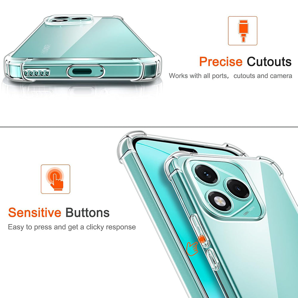 Husa pentru Samsung Galaxy M56 M566, Techsuit, Shockproof Clear, Transparenta