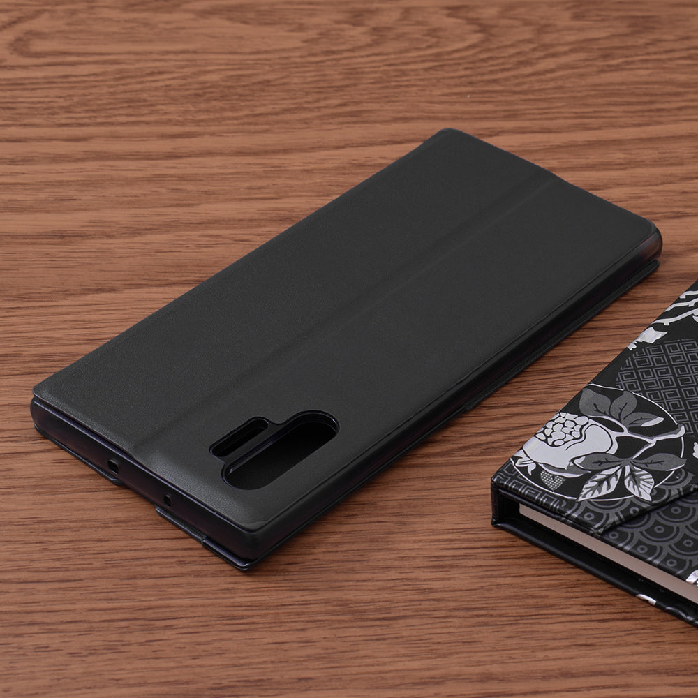 Husa pentru Samsung Galaxy Note 10+ 5G N976 / Note 10+ N975, Techsuit, eFold, Neagra