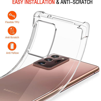 Husa pentru Samsung Galaxy Note 20 Ultra 5G N986 / Note 20 Ultra N985, Techsuit, Shockproof Clear, Transparenta
