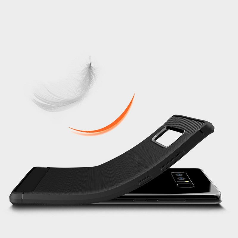 Husa pentru Samsung Galaxy Note 8 N950, Techsuit, Carbon, Neagra
