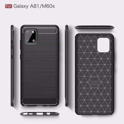Husa pentru Samsung Galaxy Note10 Lite N770, Techsuit, Carbon, Neagra