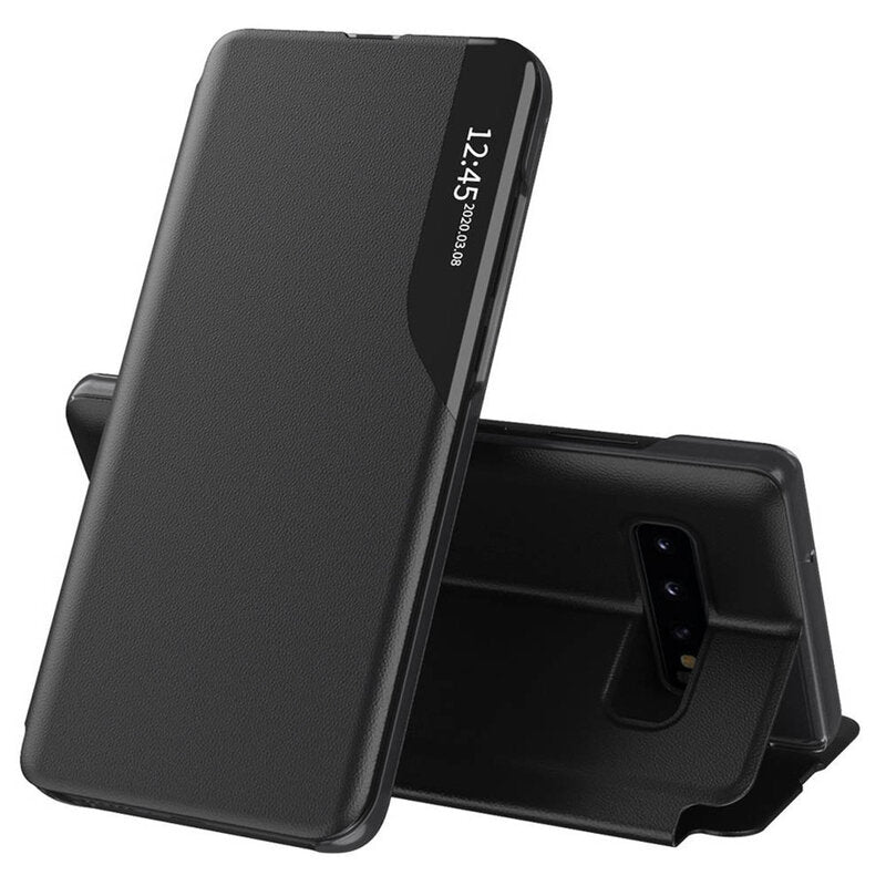 Husa pentru Samsung Galaxy S10 G973, Techsuit, eFold, Neagra