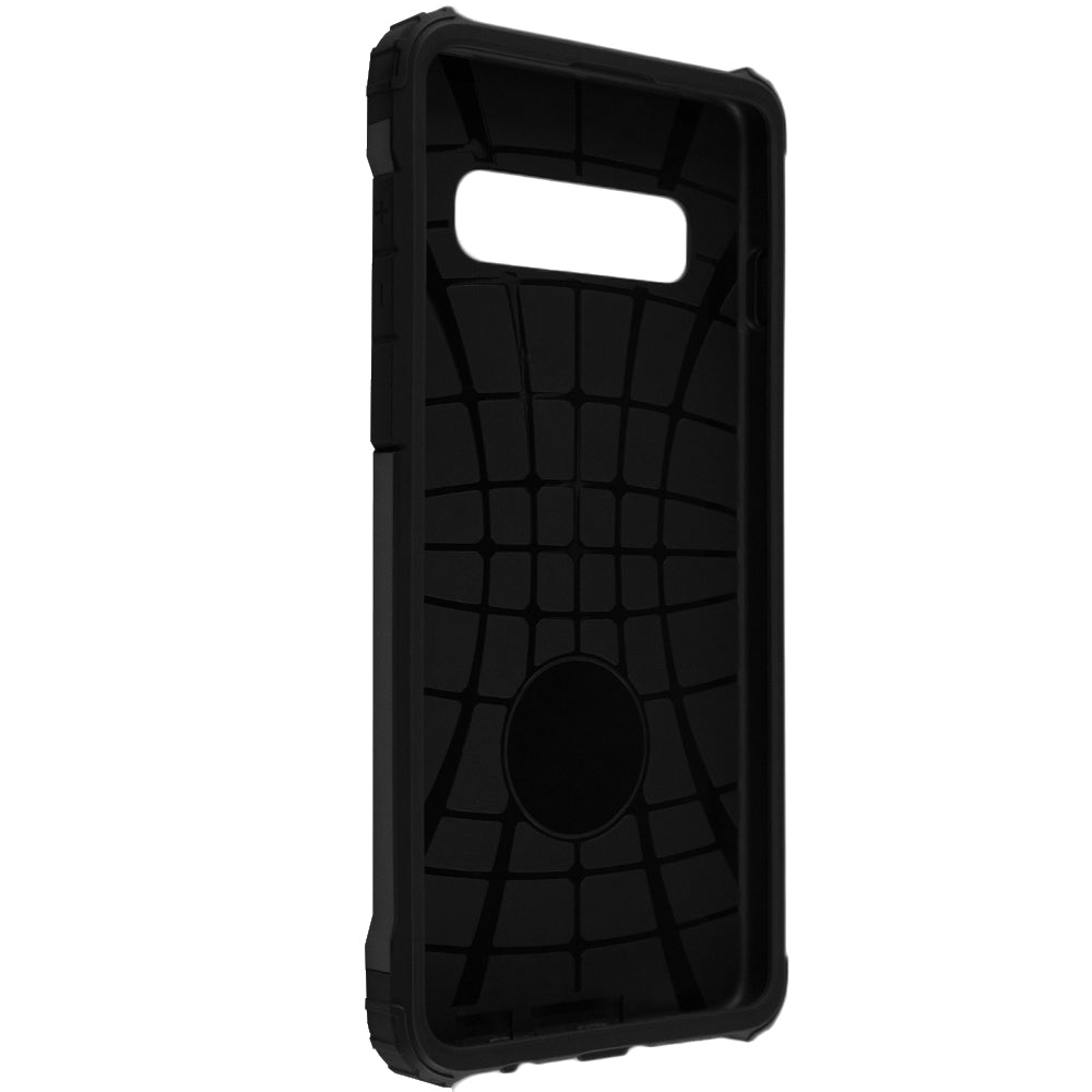 Husa pentru Samsung Galaxy S10 G973, Techsuit, Hybrid Armor, Neagra