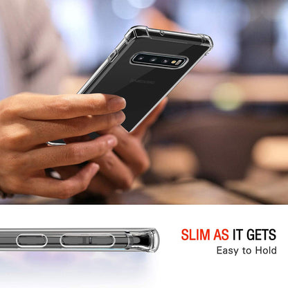 Husa pentru Samsung Galaxy S10 G973, Techsuit, Shockproof Clear, Transparenta