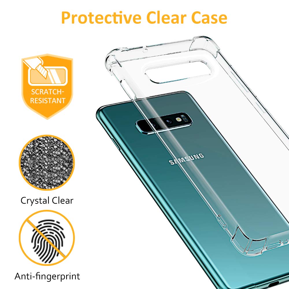 Husa pentru Samsung Galaxy S10e G970, Techsuit, Shockproof Clear, Transparenta