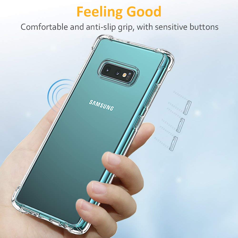 Husa pentru Samsung Galaxy S10e G970, Techsuit, Shockproof Clear, Transparenta