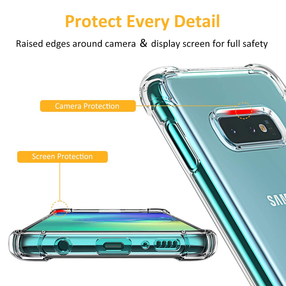 Husa pentru Samsung Galaxy S10e G970, Techsuit, Shockproof Clear, Transparenta
