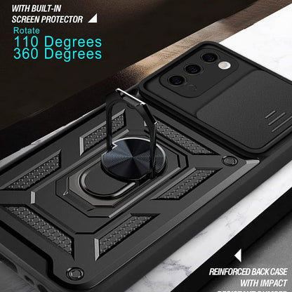 Husa pentru Samsung Galaxy S20 5G G981 / S20 G980, Techsuit, CamShield, Neagra