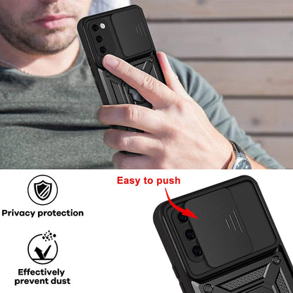 Husa pentru Samsung Galaxy S20 5G G981 / S20 G980, Techsuit, CamShield, Neagra