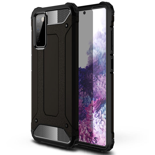Husa pentru Samsung Galaxy S20 FE 2022 G781 / S20 FE 5G G781 / S20 FE G780, Techsuit, Hybrid Armor, Neagra