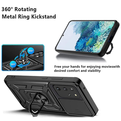 Husa pentru Samsung Galaxy S20+ 5G G986 / S20+ G985, Techsuit, CamShield, Neagra
