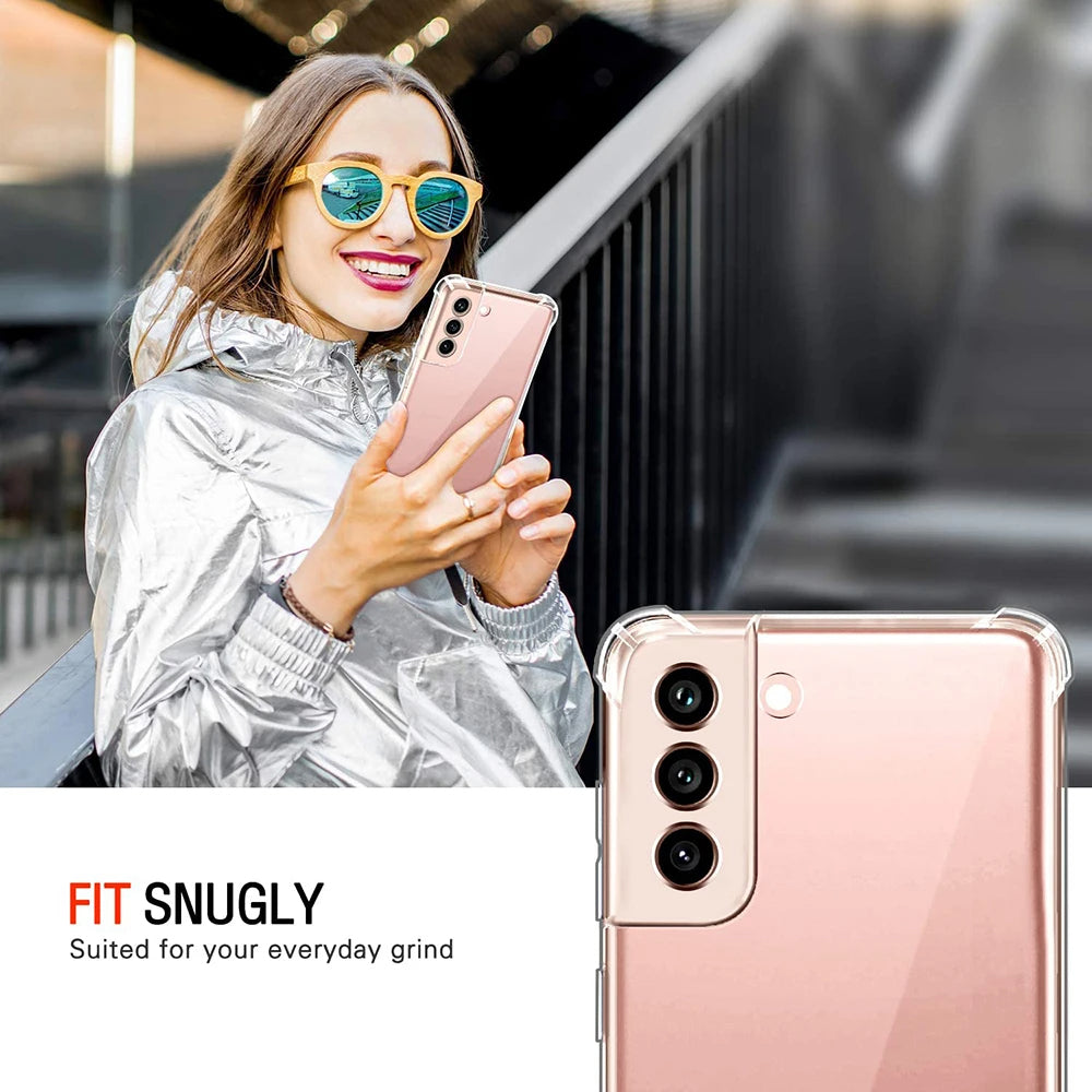 Husa pentru Samsung Galaxy S20+ 5G G986 / S20+ G985, Techsuit, Shockproof Clear, Transparenta