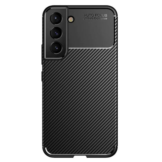 Husa pentru Samsung Galaxy S21 5G G991, Techsuit, CarbonFiber, Neagra