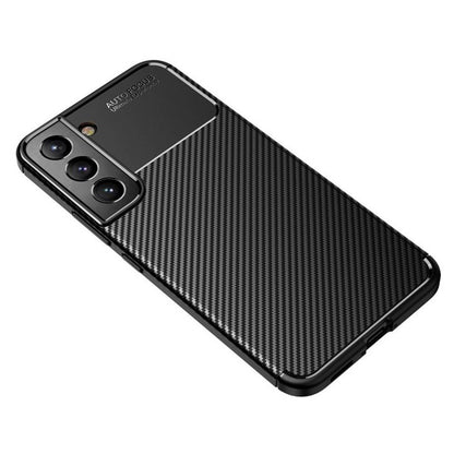 Husa pentru Samsung Galaxy S21 5G G991, Techsuit, CarbonFiber, Neagra