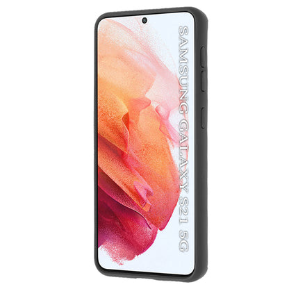 Husa pentru Samsung Galaxy S21 5G G991, Techsuit, Glinth, Neagra