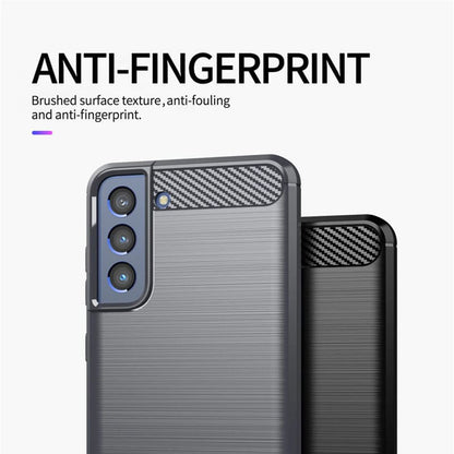 Husa pentru Samsung Galaxy S21 FE 5G G990, Techsuit, Carbon, Neagra