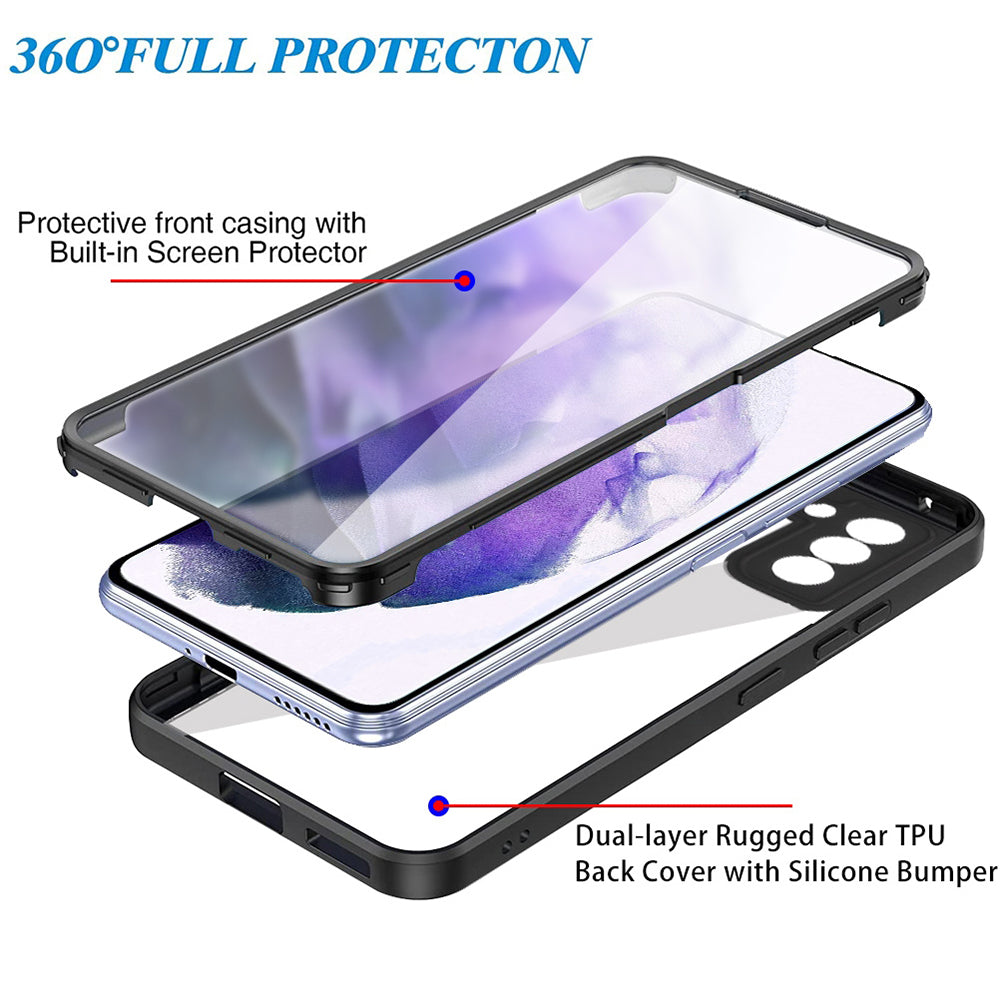 Husa pentru Samsung Galaxy S21 FE 5G G990, Techsuit, ColorVerse 360, Neagra