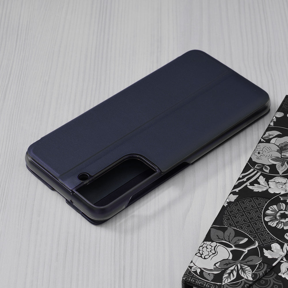Husa pentru Samsung Galaxy S21 FE 5G G990, Techsuit, eFold, Albastra Inchis