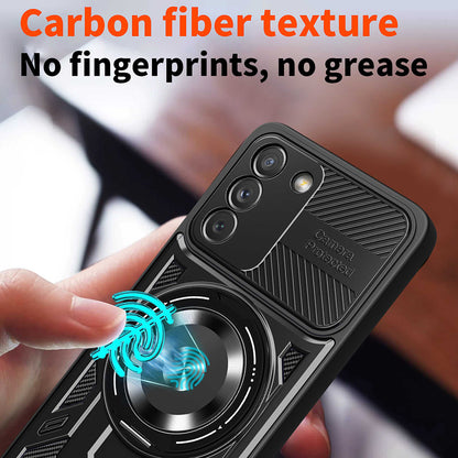 Husa pentru Samsung Galaxy S21 FE 5G G990, Techsuit, RuggedCam, Mov