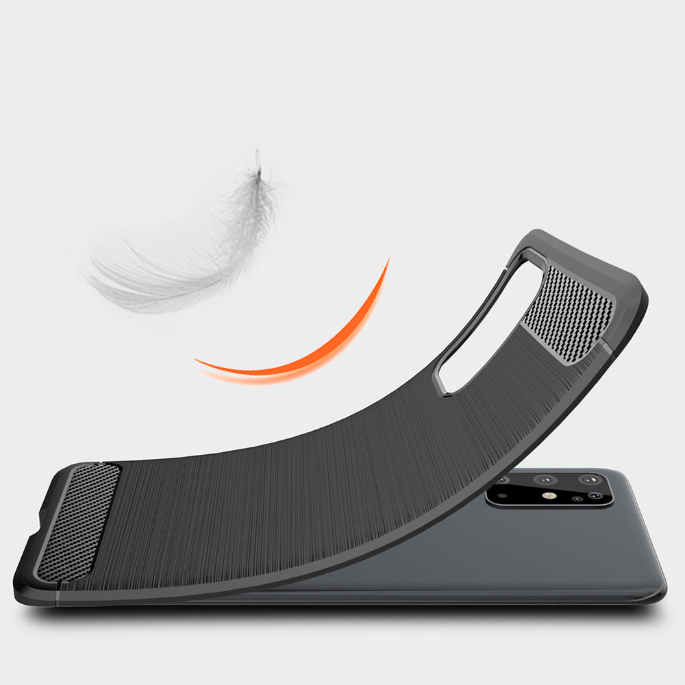 Husa pentru Samsung Galaxy S21 Ultra 5G G998, Techsuit, Carbon, Neagra
