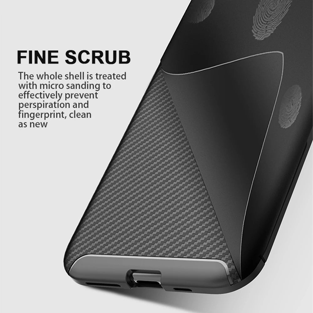 Husa pentru Samsung Galaxy S21 Ultra 5G G998, Techsuit, CarbonFiber, Neagra