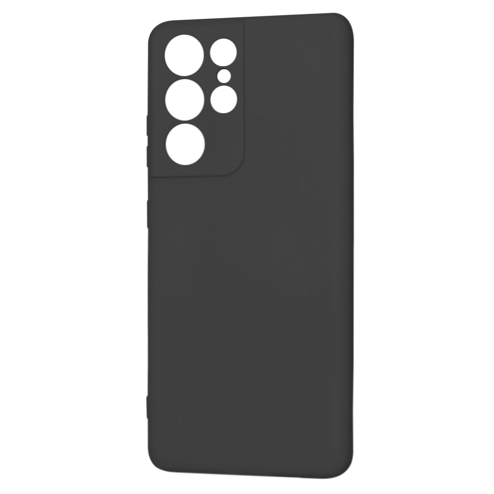Husa pentru Samsung Galaxy S21 Ultra 5G G998, Techsuit, SoftFlex, Neagra