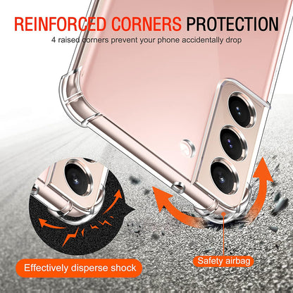 Husa pentru Samsung Galaxy S22 5G S901, Techsuit, Shockproof Clear, Transparenta